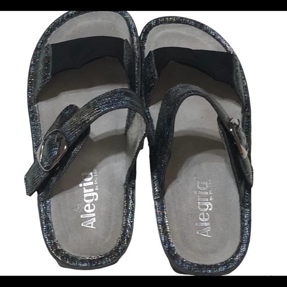 Alegria Keara Rainbow Casual Slip On Slide Platform Sandals Kea-292 39 9-9.5 - Picture 3 of 8